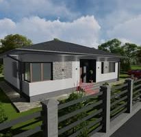 Casa la rosu 4 camere, teren 700 mp de vanzare in Ocolis - Poză 1