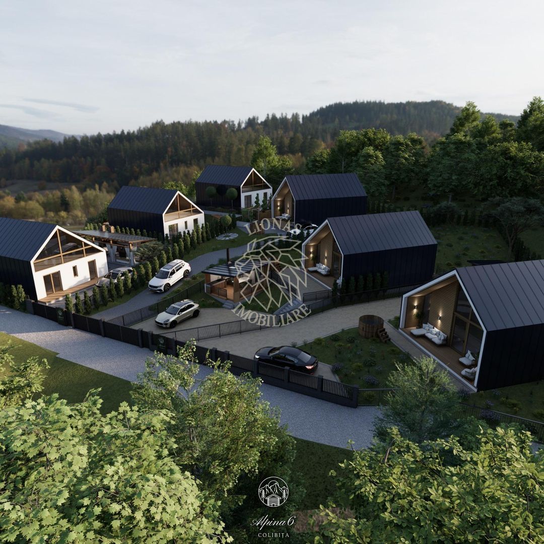 Teren 550 mp - ideal Cabana turistica- utilitati-panorama lac Colibita - Poză 4