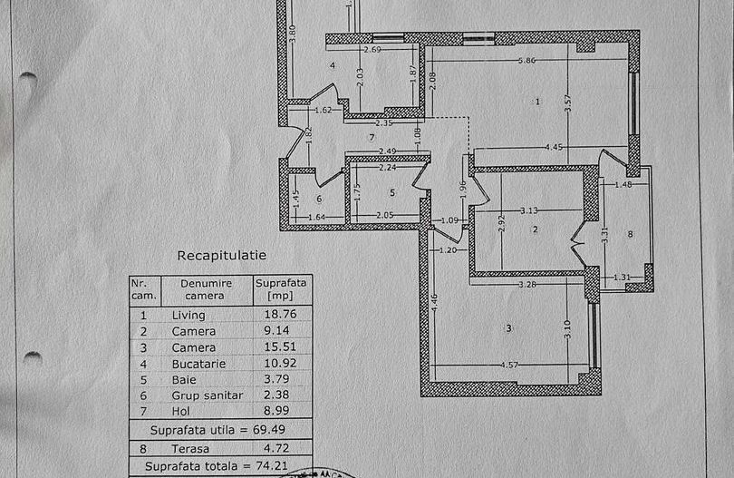 De vanzare apartament 3 camere Lujerului - Poză 8