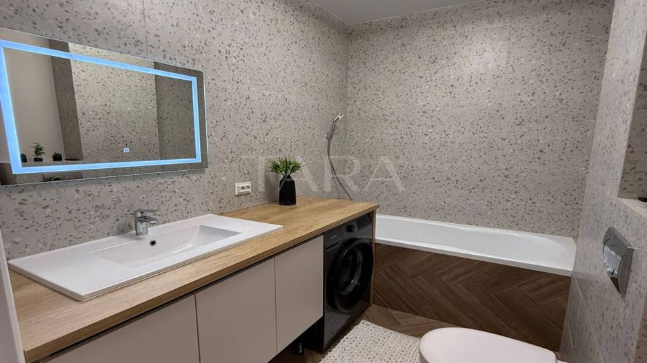 Apartament 3 camere cu grădină. Ultrafinisat si mobilat. - Poză 6