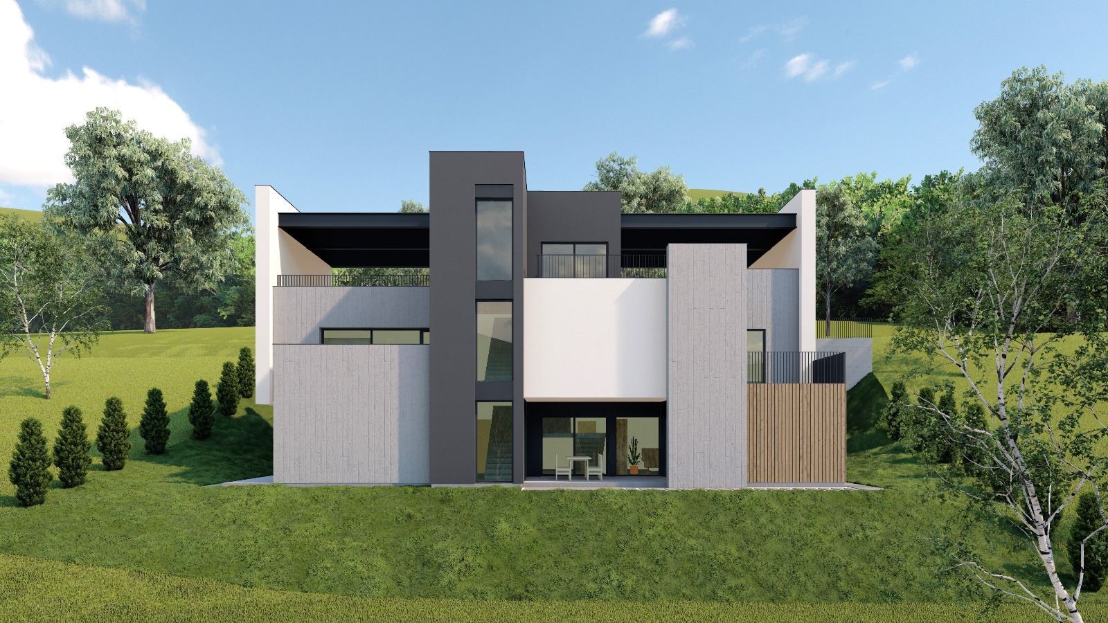 Duplex modern,160 mp utili, Teren 363 mp,Terase 40 mp, Valea Garbaului - Poză 3