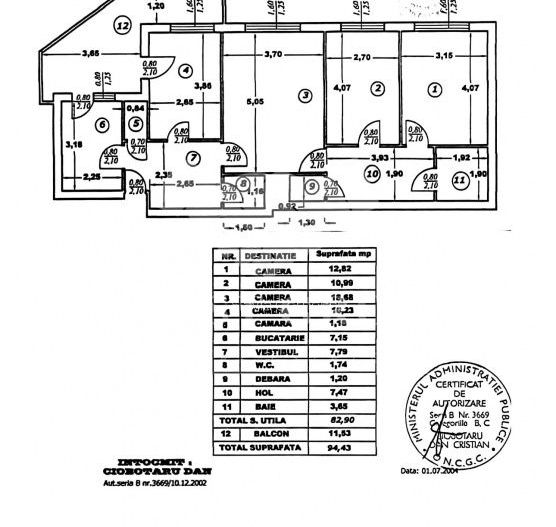 Apartament 4 camere Titulescu | Imobil 1978 - Poză 1