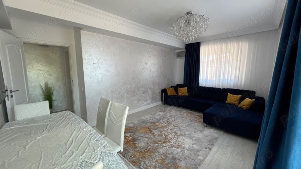 Casă 3 camere 2 băi și curte 75 mp finisată și mobilată lux - Poză 1