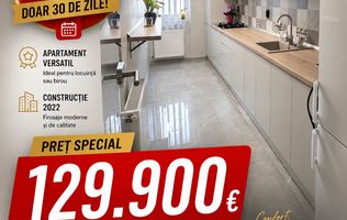 Apartament  modern cu 2 camere , cu dublă utilizare|Tractorul