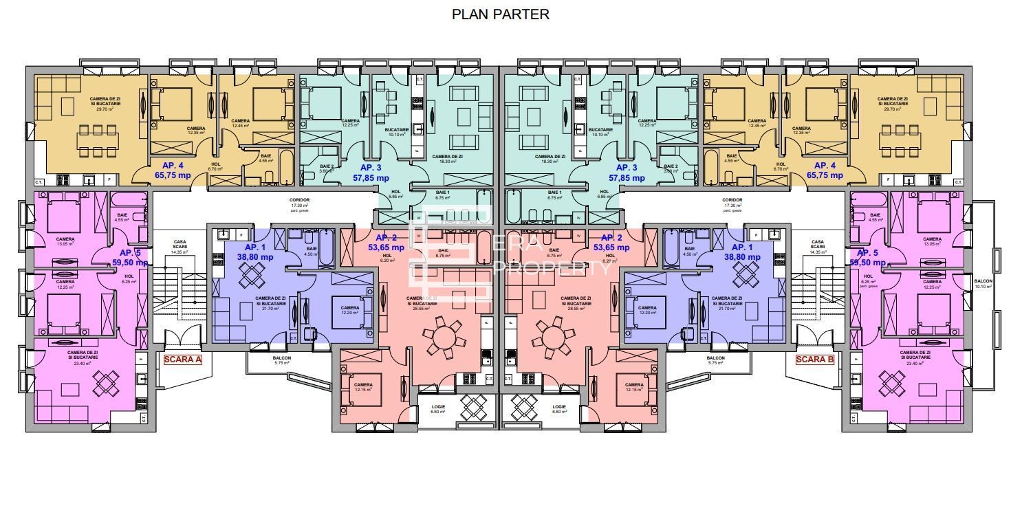 Apartament 2 camere 58mp, intabulat, Doamna Stanca, Sibiu - Schiță 10
