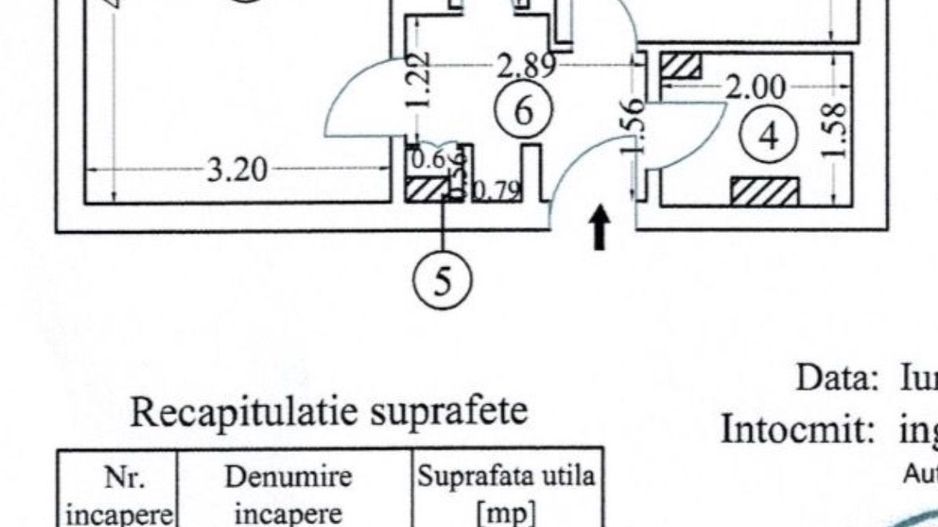 Apartament 2 camere renovat integral Lujerului, Militari - Schiță 11