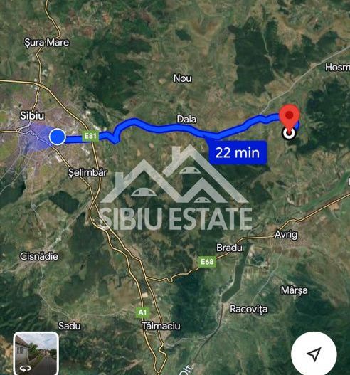Teren constructii casa/cabana 5271 mp Valea Hrtibaciului Nucet - Poză 1