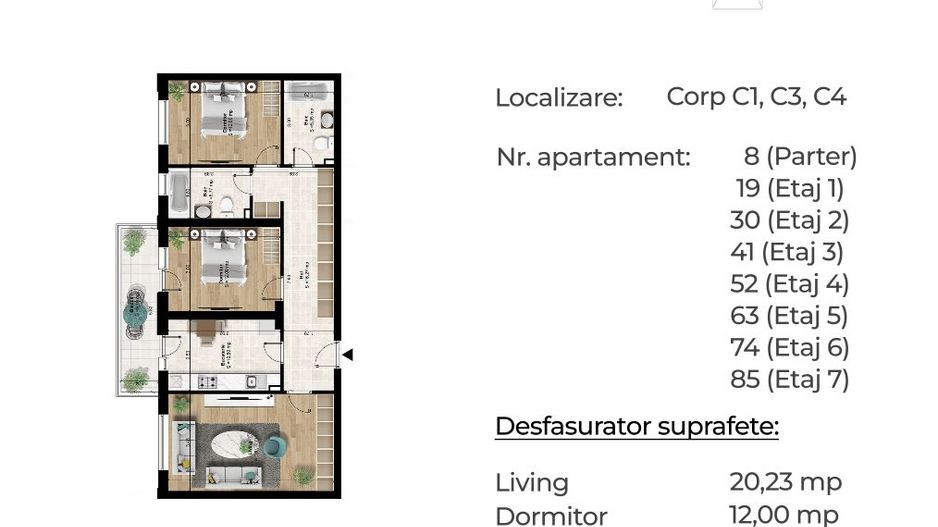 3 camere decomandat, 92 mp, spatios, aproape metrou, pret promoțional! - Poză 4