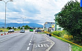 Teren in zona comerciala, 7100mp pe Calea Feldioarei (DN13) - Poză 2