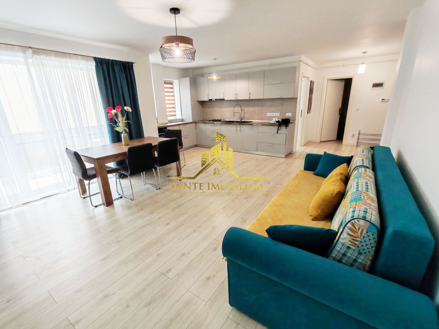 2 camere, spatios, mobilat modern, bloc nou, parcare, Borhanci - Poză 2