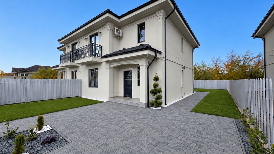 Duplex cu 5 camere - 3 bai. Finisaje Premium. Toate utilitatile. Asfalt. - Poză 1