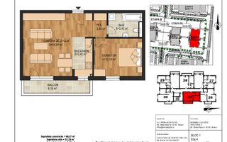 Apartamente 2 camere  Cartierul Tractorul  /  Mall Coresi - Poză 2