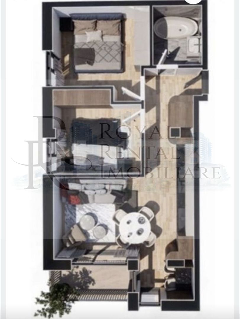 Ap 3 camere 56 mp Baciu | Parcare inclusă | Bloc Nou - Poză 5