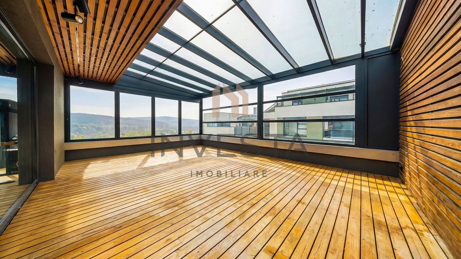 Penthouse exclusivist cu acces din lift, terasa 340 mp, 245 mp utili - Poză 3