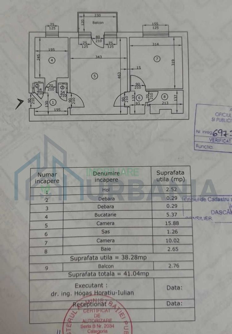 Apartament 2 camere, semidecomandat, 42 mp, etaj 2/4, zona Mircea cel Batran, Iasi - Poză 8