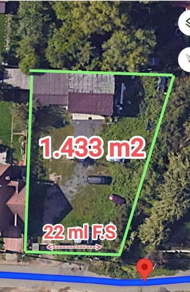 Ciarda Roșie | 1433 mp | Pentru Casa individuala | Asfalt - Poză 2