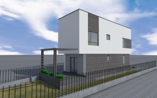 Casa individuala P+1E - 4 camere 3 bai + dressing - teren 1200mp - Poză 3