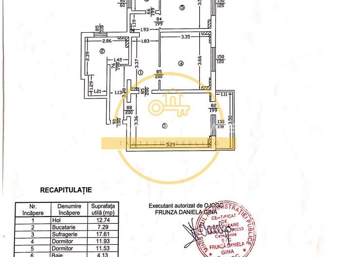 Centru Civic/ Apartament 3 camere/ Decomandat/Fara Risc Seismic - Poză 12