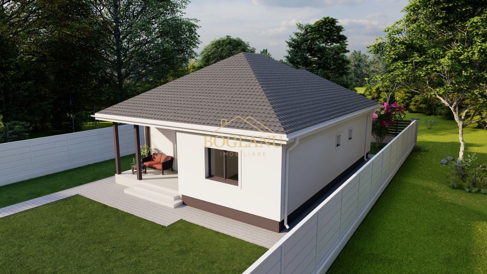 BG124-Teren cu Aut.Constr Proiect Casa parter 614 mp - Poză 12