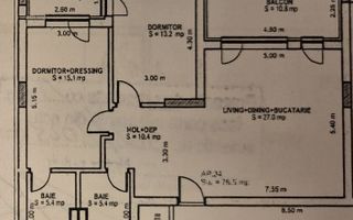Apartament premium 3 camere 2 bai parcare subterana 2 balcoane Lazaret - Poză 6