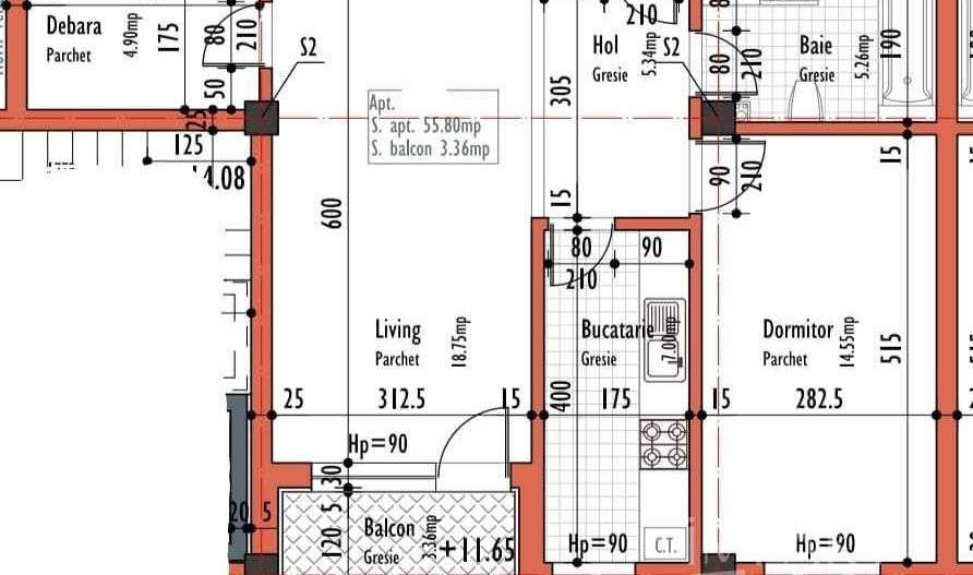 Apartament cu 2 camere, decomandat, zona strazii Corneliu Coposu! - Poză 7