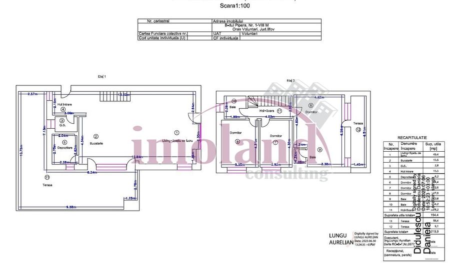 Vanzare - apartament 4 camere - parkview - Avalon Estate-Pipera - Schiță 25