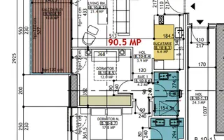 Apartament 3 camere cu vedere către Parcul Verdi | One Verdi Park - Poză 27