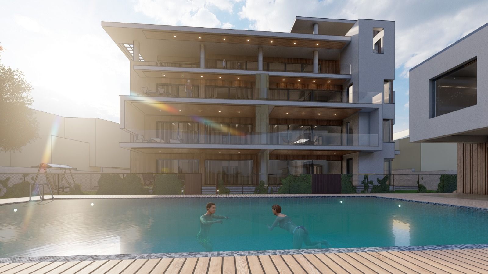 Teren de Vanzare | malul lacului TEI | Proiect Autorizat - Schiță 7