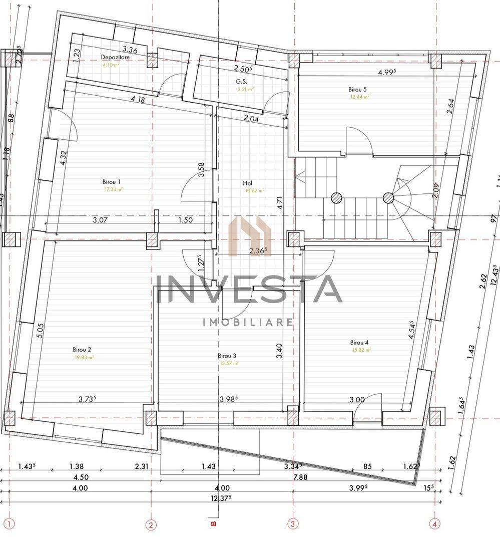 Cladire Individuala 311 mp |  Central | Ideal pentru Birouri, Clinica! - Schiță 4