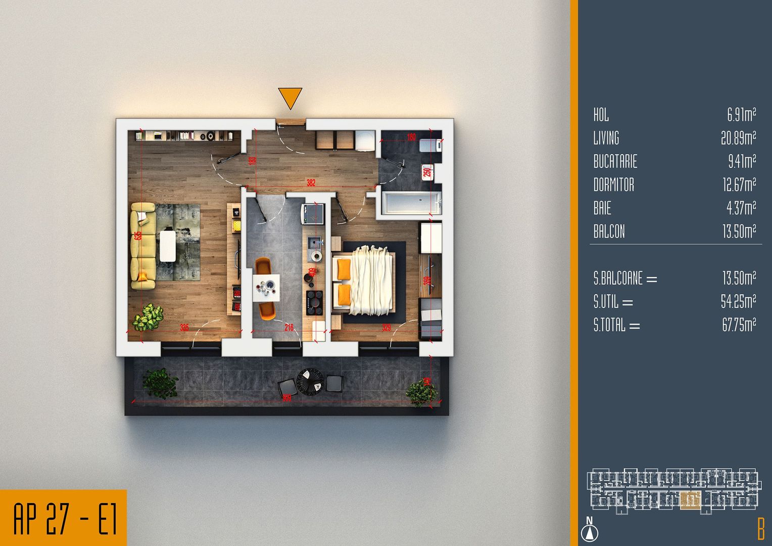 Apartament 2 camere decomandat,Cea mai buna OFERTA,Rezidential Pallady - Poză 2