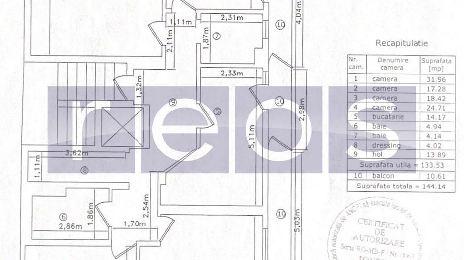 APARTAMENT 4 CAMERE |  BALCON 10MP | LOC DE PARCARE - Poză 18