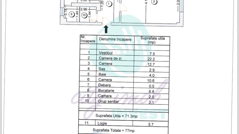 3 camere Calea Calarasilor la 5 min de METROU - Poză 11
