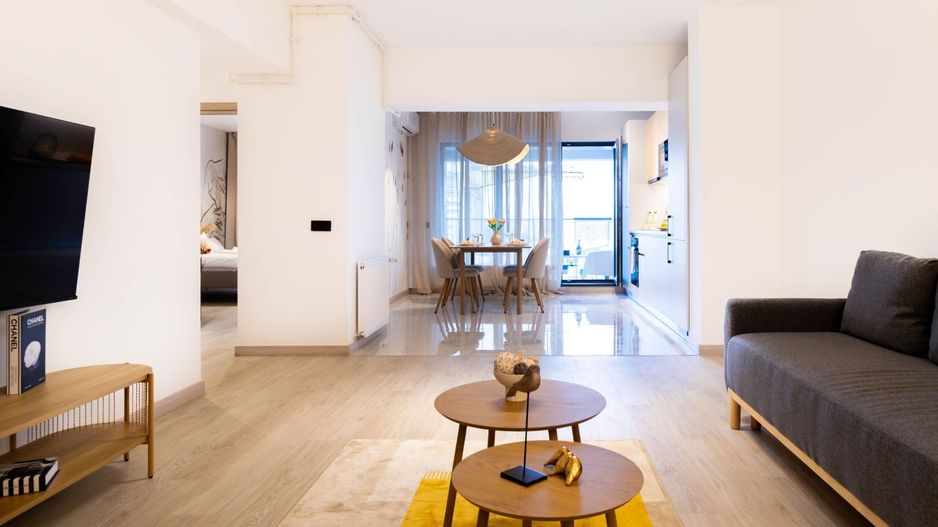 Apartament 2 camere de lux de inchiriat cu parcare subterana, bloc nou - Poză 4