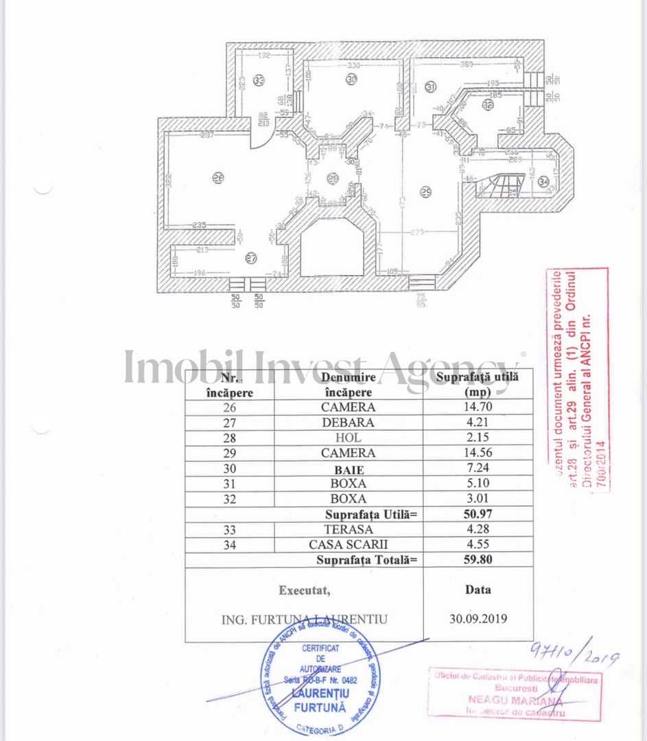Vilă interbelică restaurată – Dorobanți Capitale 363 mp utili - Schiță 54