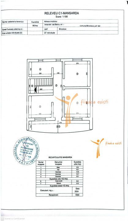 Balciu, Miroslava - Casă individuală P+M 147 mp utili 983 mp Teren - Poză 7