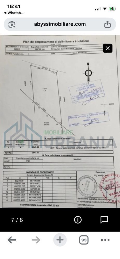 OPORTUNITATE! Teren 3.000mp-centura Iasi-Parcul Industrial Miroslava - Poză 7