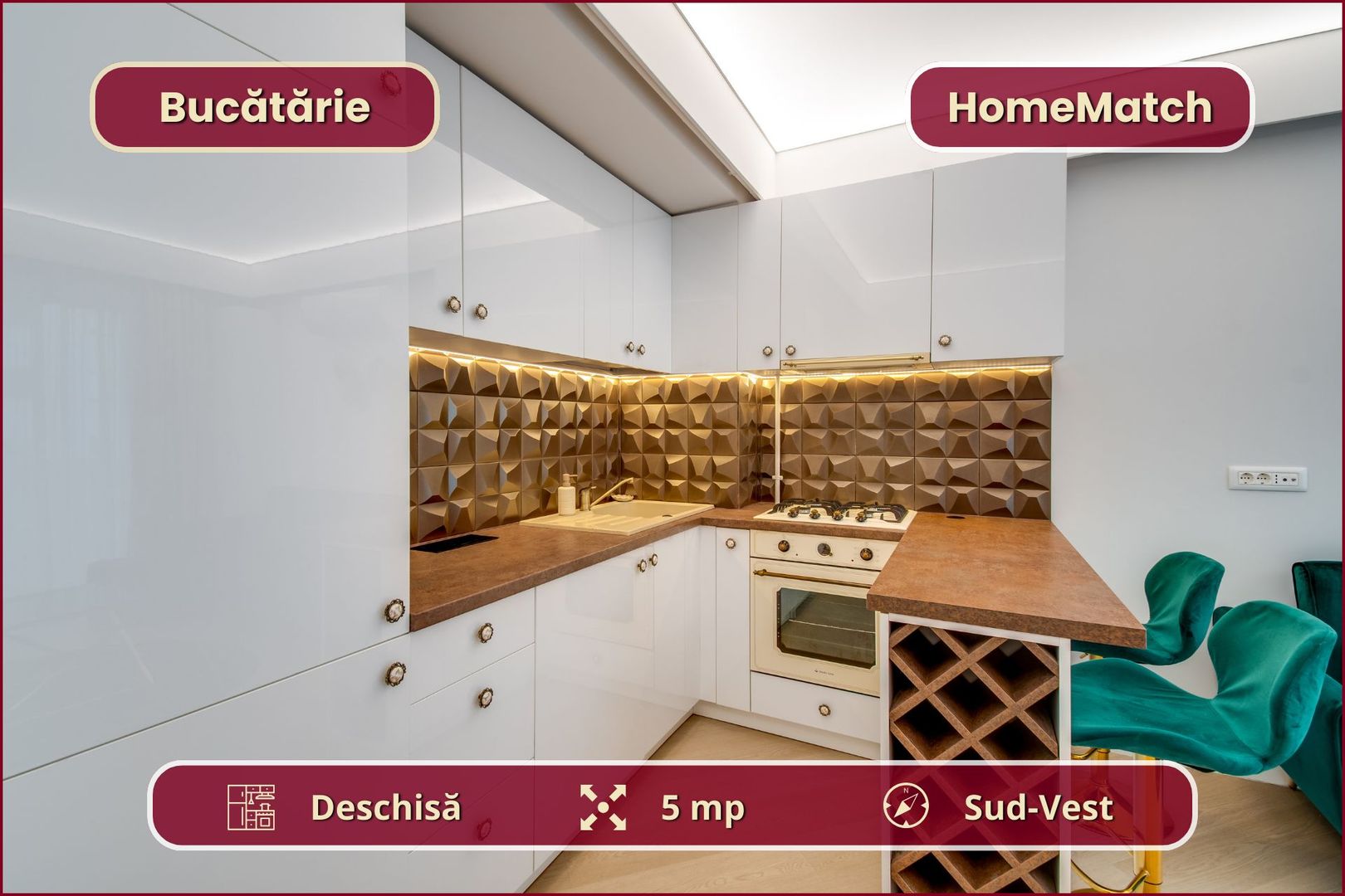 Cortina North || 2 camere || Piscină - Poză 5