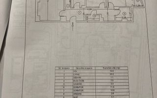 Zimbru 3 camere 81,5 mp - etaj intermediar - mobilat complet - bloc 1990 - Poză 11