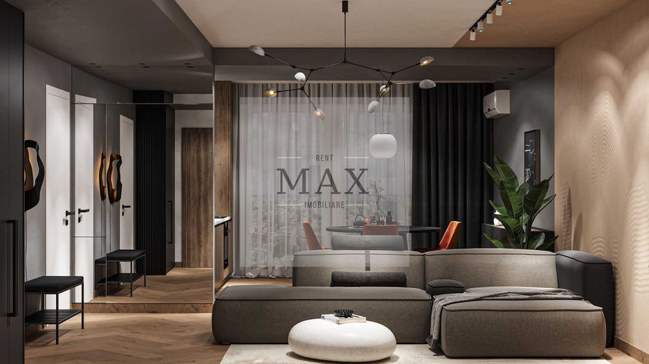 Apartament 2 camere lux str. Pasteur Cluj, parcare subterană, balcon - Poză 3