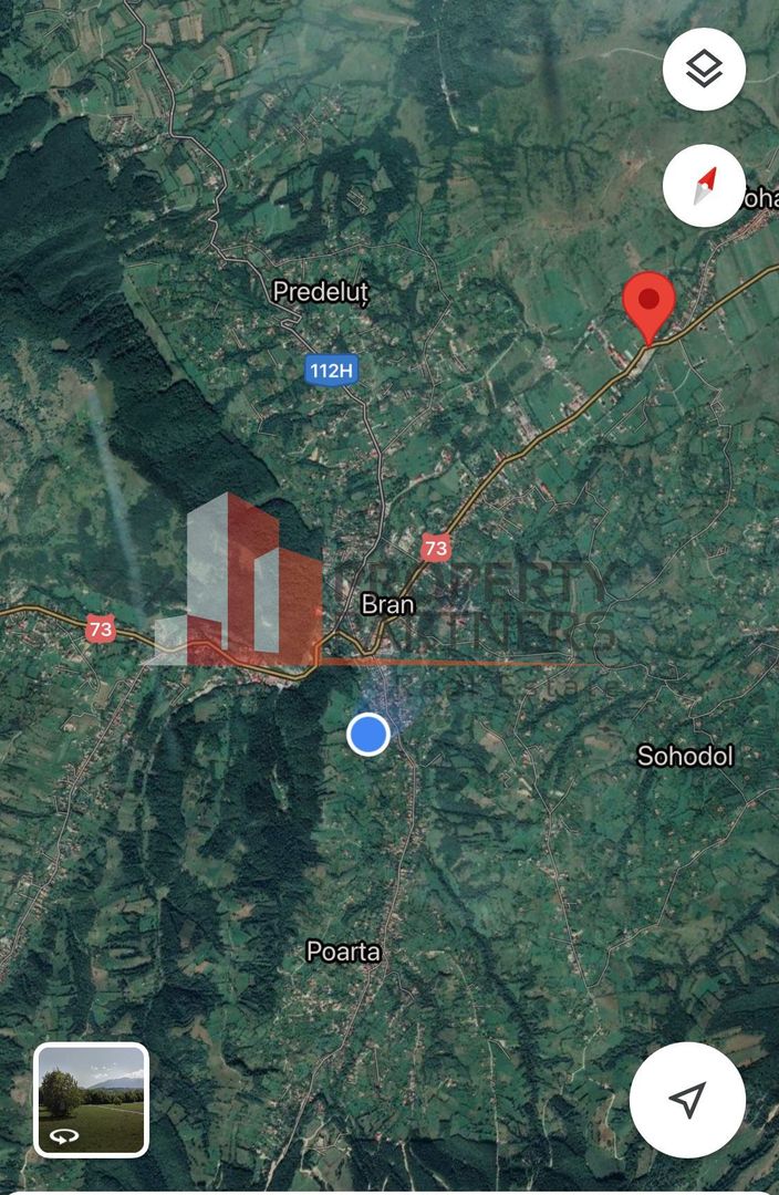 Teren la intrarea in Bran la strada principala - Poză 2