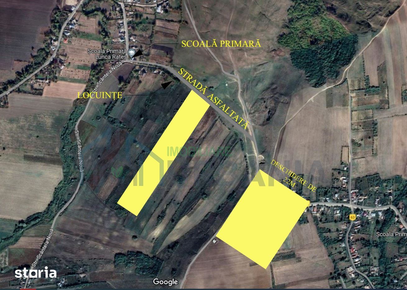 Teren 21.000 mp cu acces la asfalt și vedere panoramică, Scânteia - Poză 3