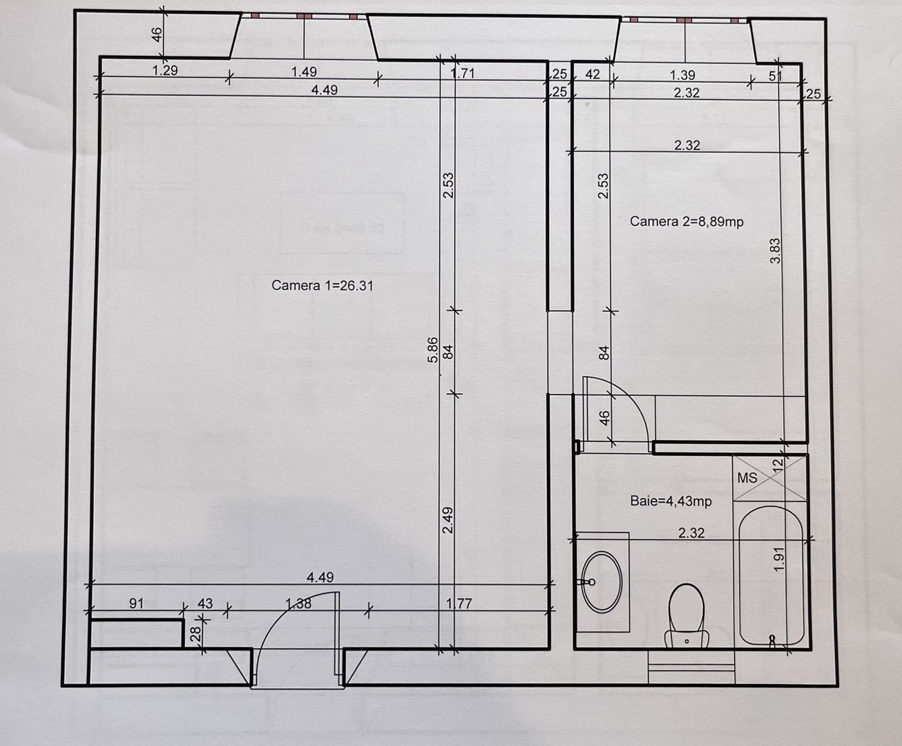 Apartament boem si primitor, et 1 – Piața Unirii, zonă pietonală - Poză 15