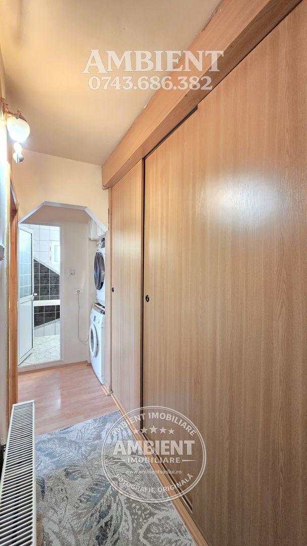 Apartament cu 3 camere, mobilat și utilat, etaj 3, VASLUI zona CARTIER; - Poză 9
