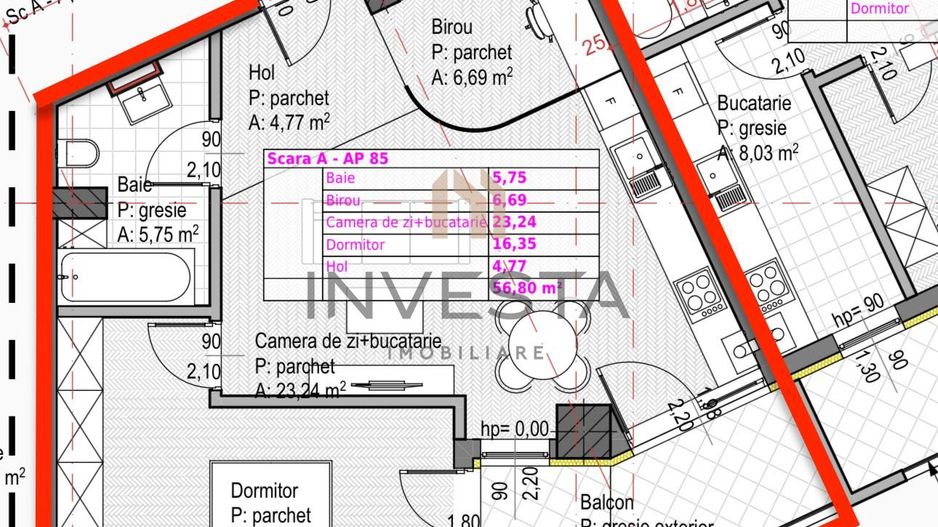 APARTAMENT DE VANZARE 2 CAMERE SOPOR - Poză 3