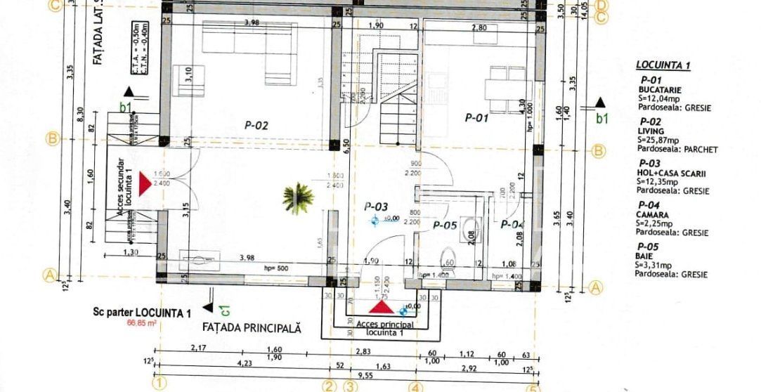 Duplex La CHEIE cu 4 camere, in Cisnadie - Schiță 25