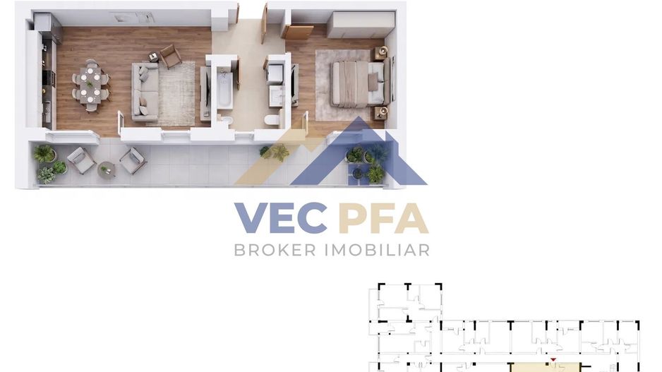 DISCOUNT 3-5% Apartamente 2 Camere Decomandate | Comision 0% - Poză 12