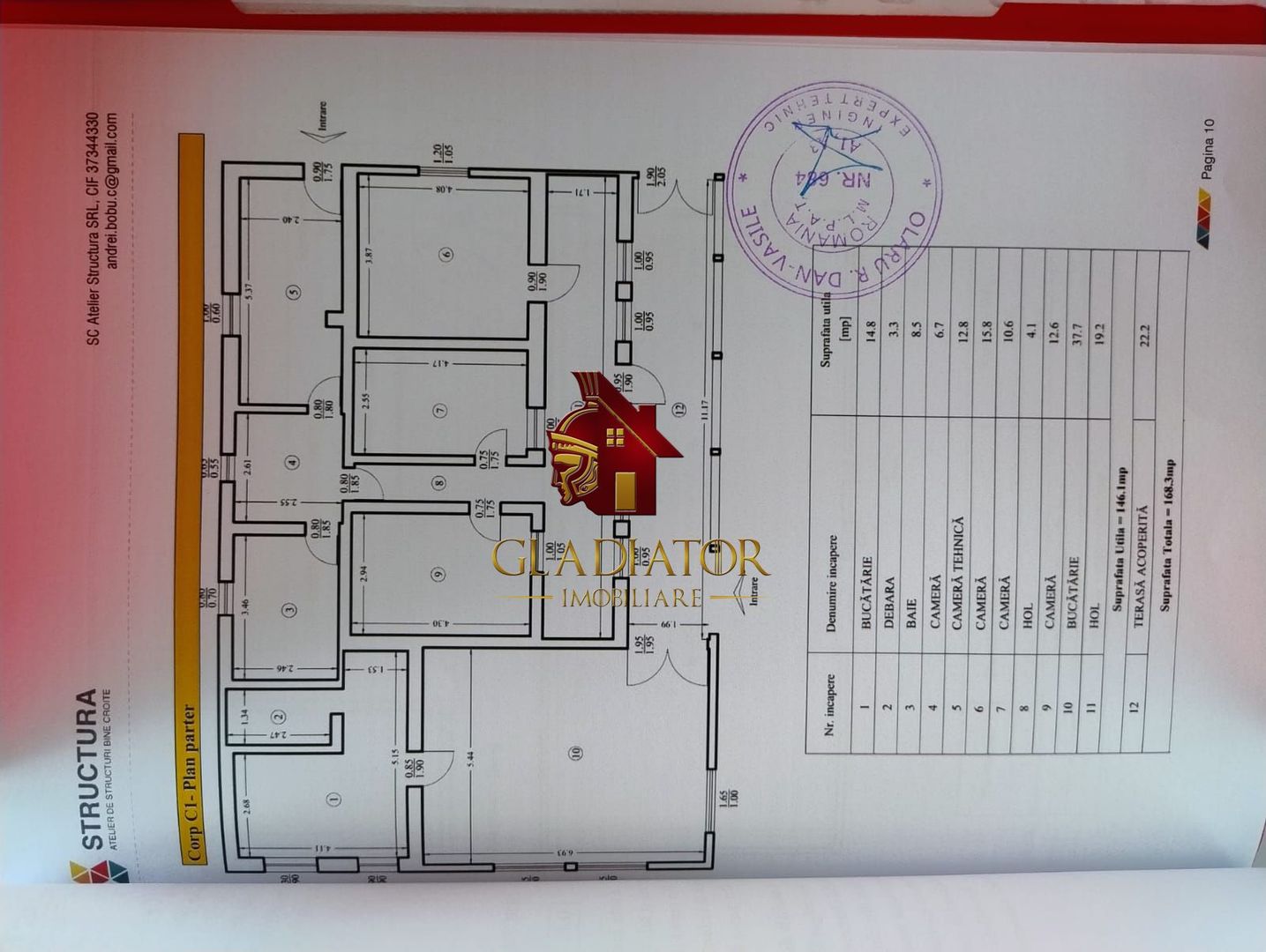 Casa + garaj + 5400 mp teren in Tomesti Goruni, zona de vis, nu rata - Poză 9