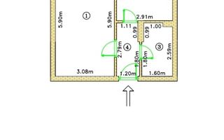 SUPER PRET METROU BERCENI 6 MIN PE JOS - GATA SAU DIN CONSTRUCTIE - Poză 4