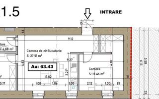 Spatiu de birouri cu 3 camere, bloc nou, Ultracentral zona Clinicilor - Schiță 9