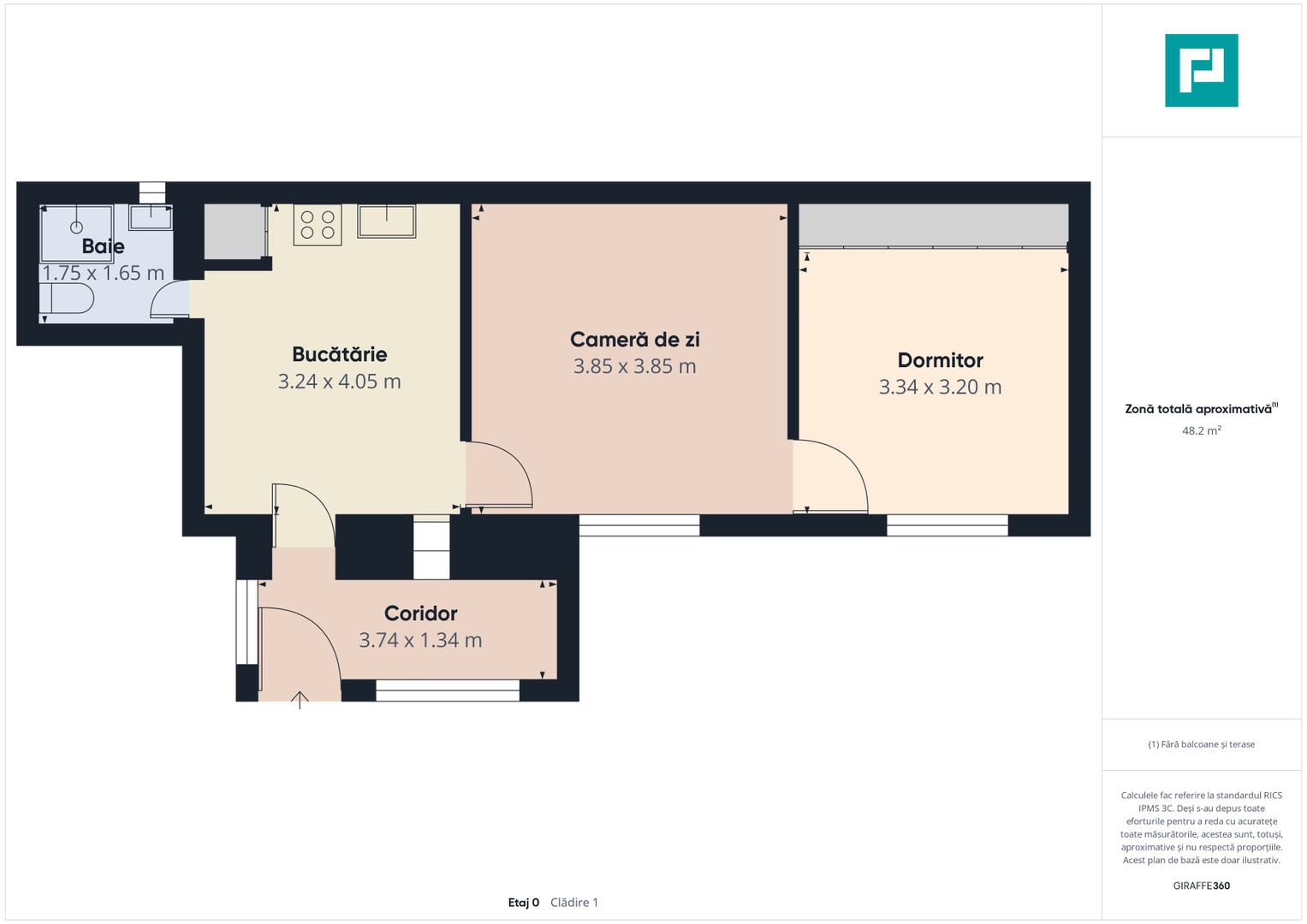 Apartament cu 2 camere, la casă, ultracentral - Poză 2